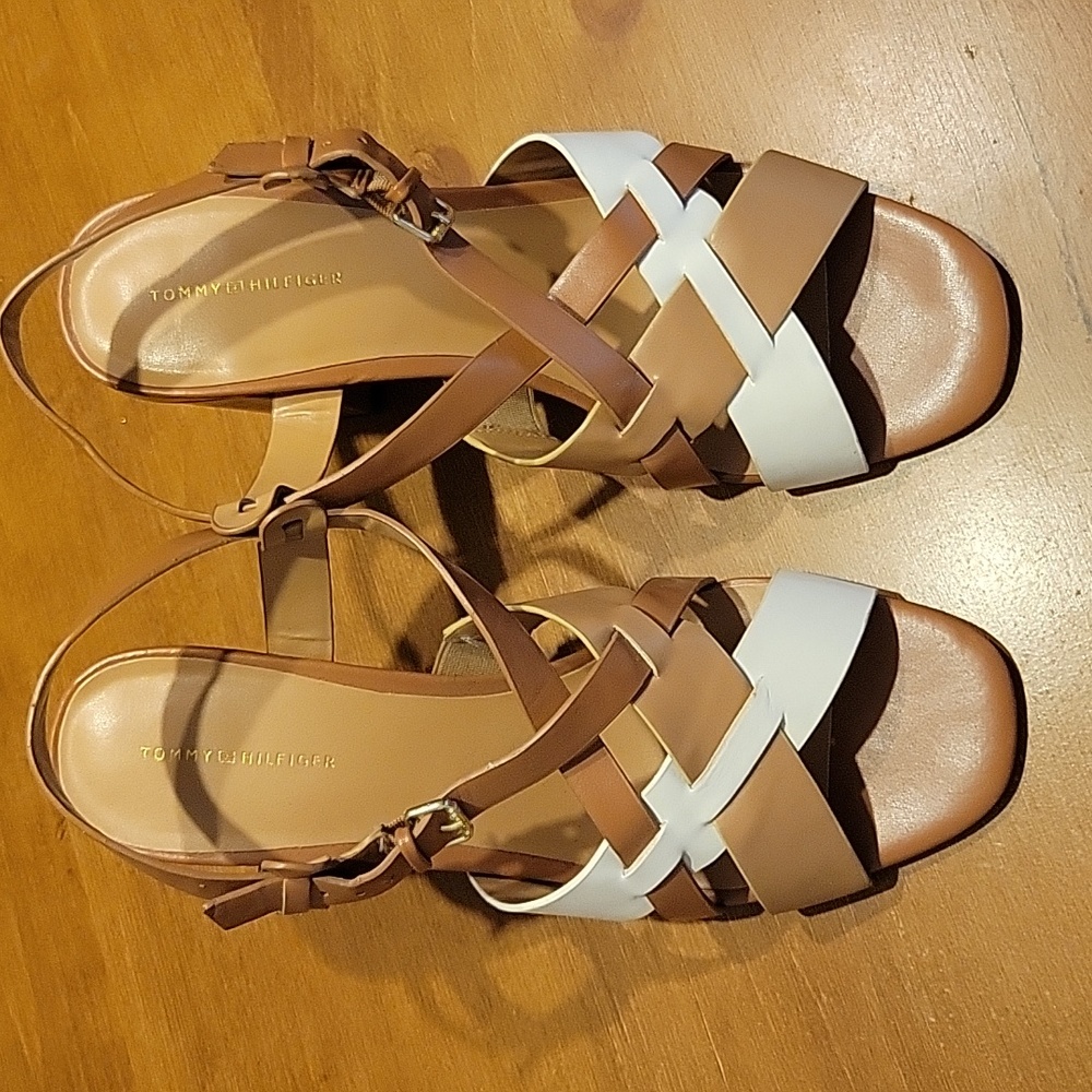 Tommy Hilfiger strapy block heel sandals